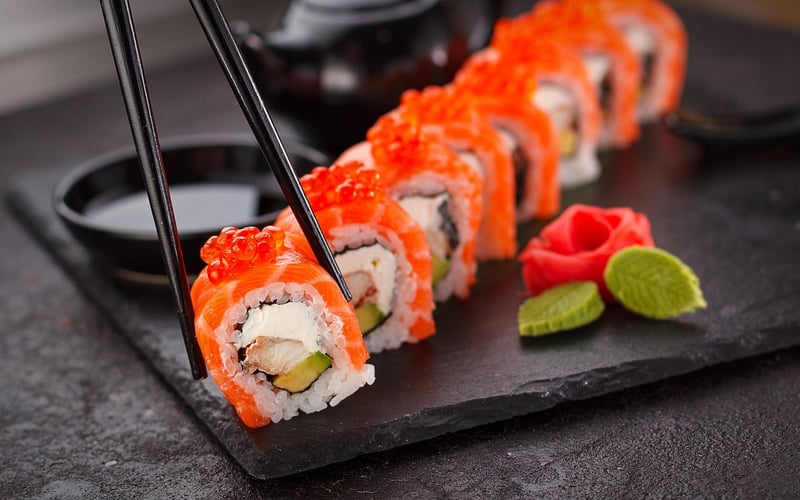 Mermaid Sushi Rolls